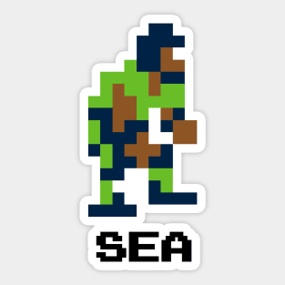 8-Bit Linebacker - Seattle Sticker